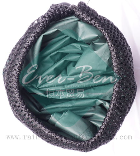 NFGP PEVA Promotional rain cloak mesh packing bag